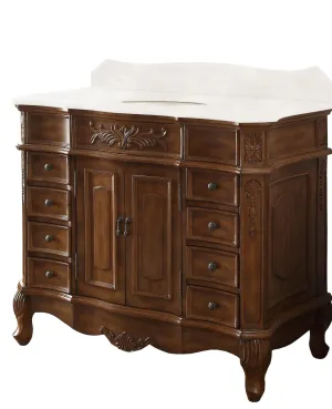 42" Classic style Morton Bathroom Sink Vanity    HF-2815W-TK-42