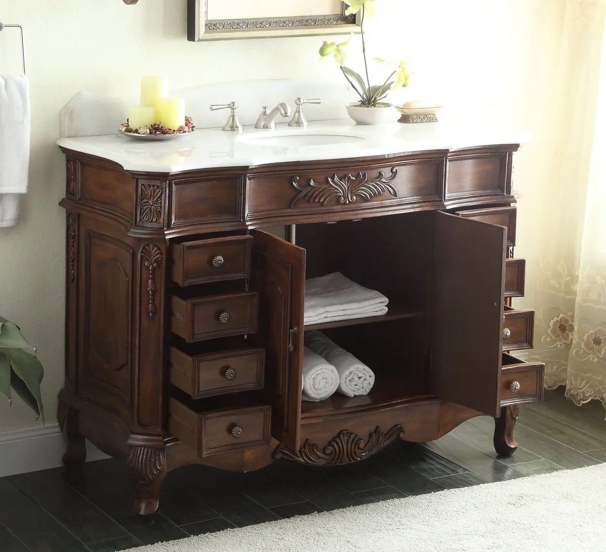 42" Classic style Morton Bathroom Sink Vanity    HF-2815W-TK-42