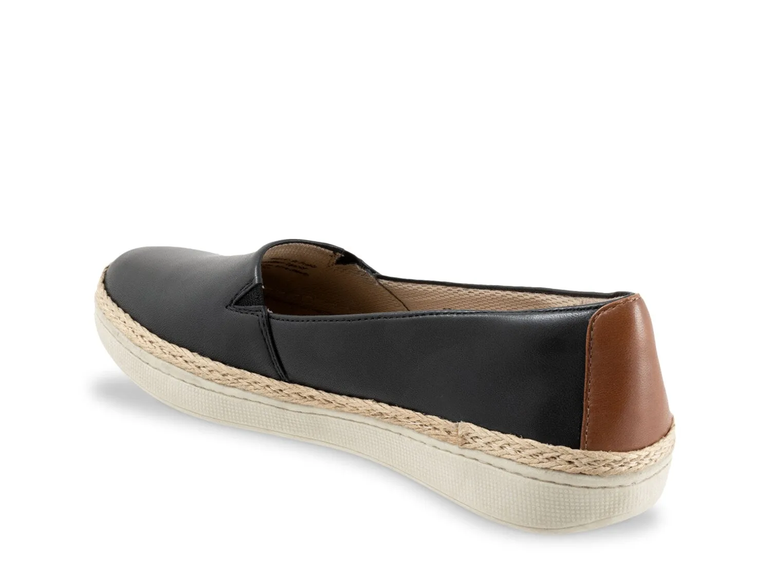 Accent Trotters Slip-On Espadrilles, Black