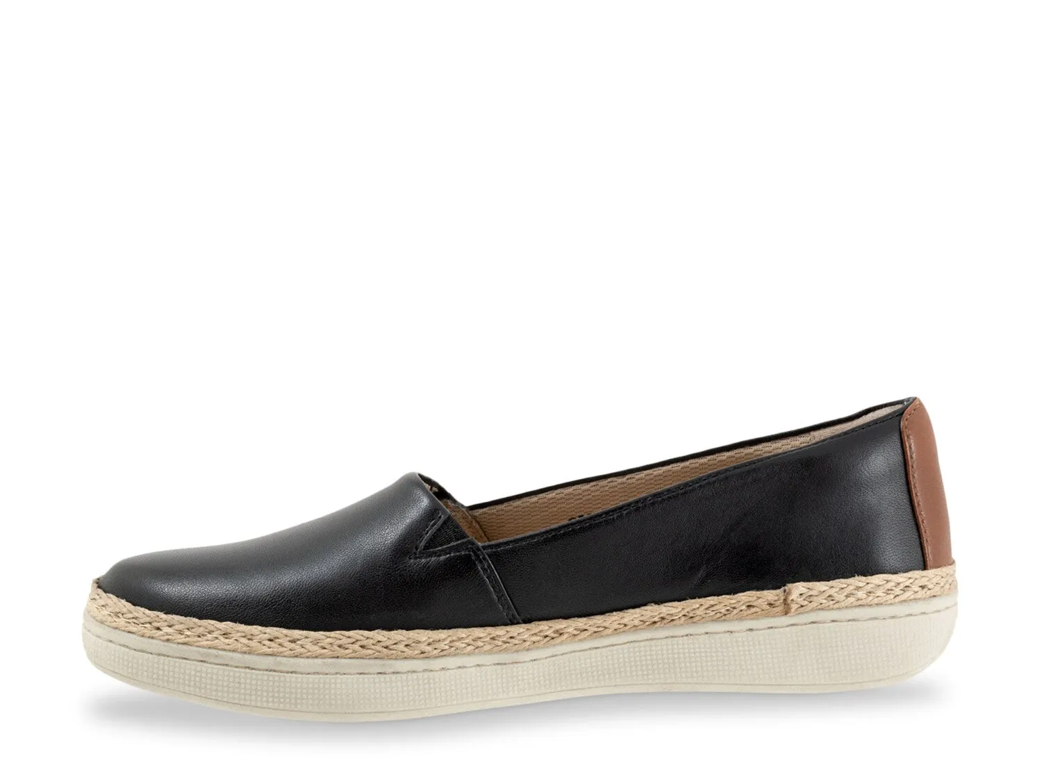 Accent Trotters Slip-On Espadrilles, Black