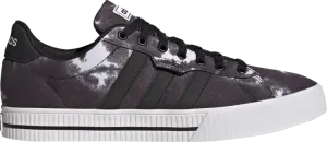 Adidas Daily 3.0 'Black Acid Wash' Sneakers, black