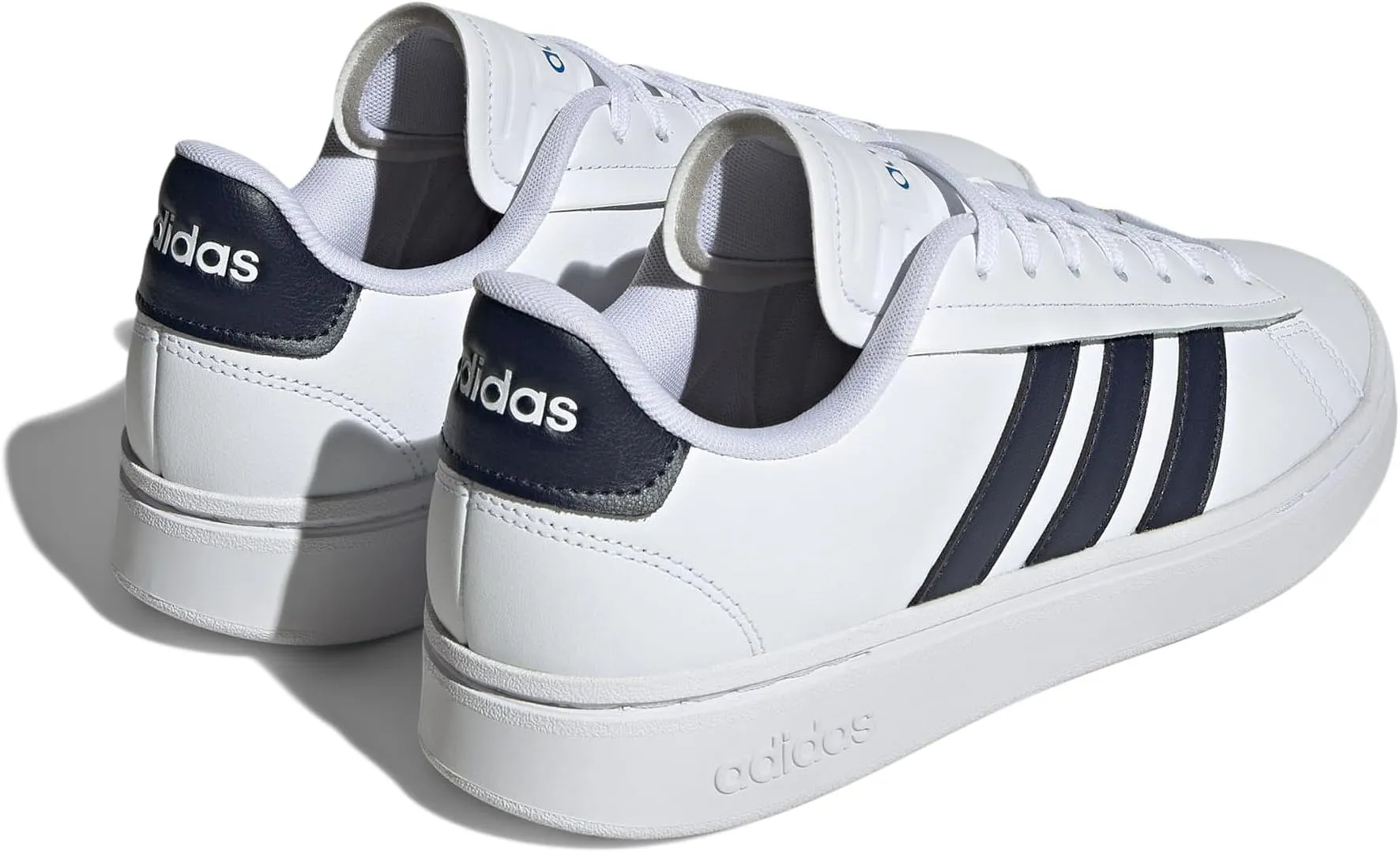 adidas Grand Court Alpha Sneaker in Footwear White/Legend Ink/Bright Royal