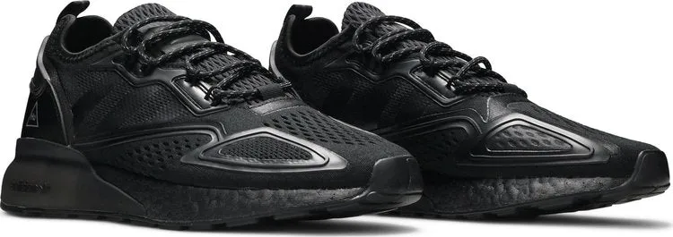 Adidas Pharrell x ZX 2K Boost 'Black Future' Sneakers, Black