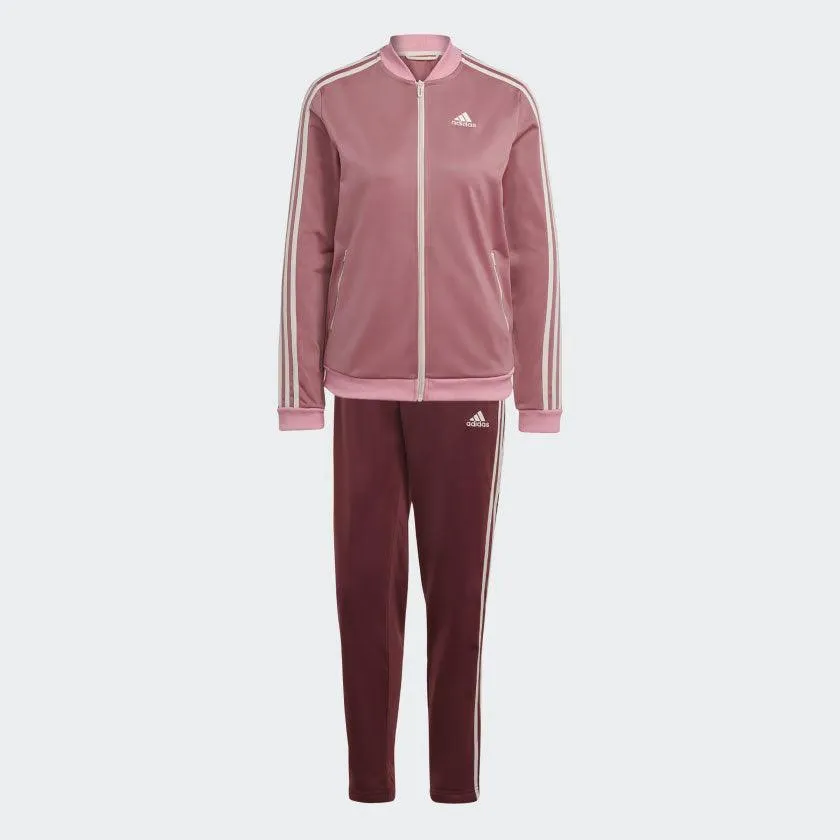 Adidas Womens Essentials 3-Stripes Track Suit