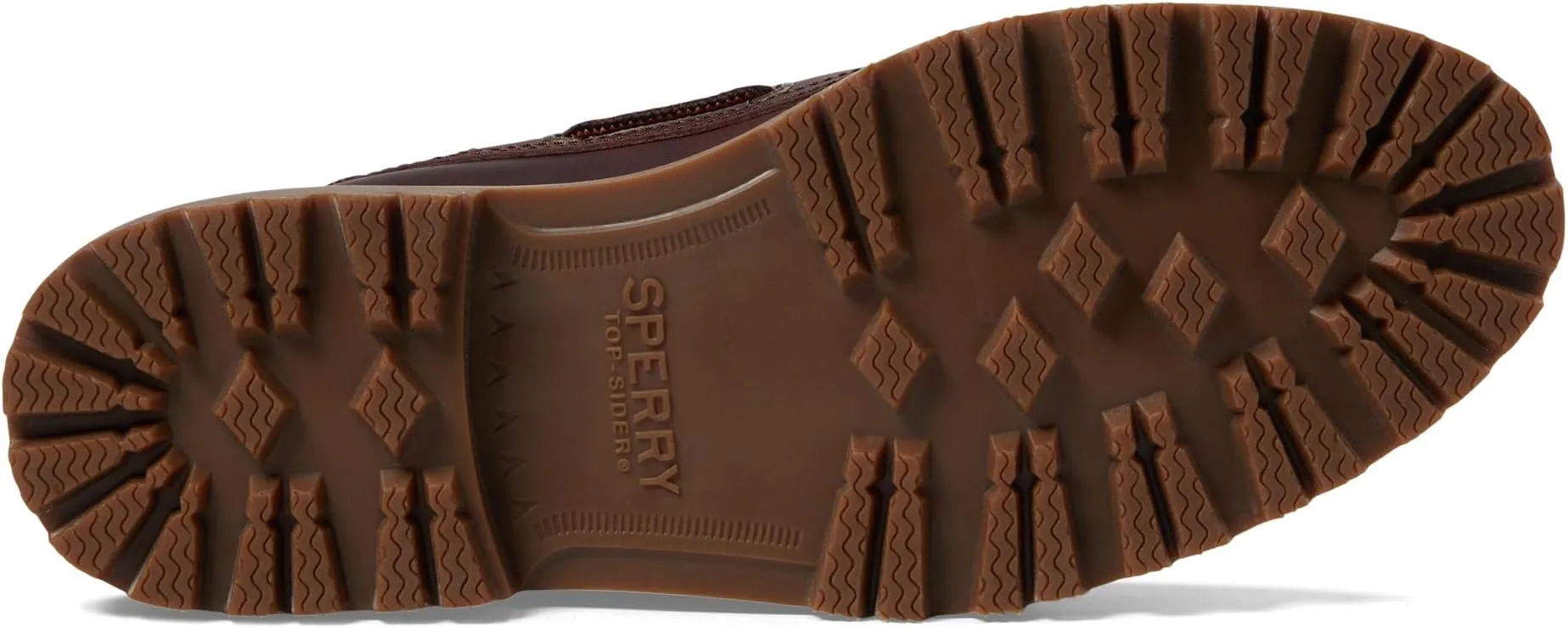 A/O Lug 3-Eye Sperry Boat Shoes, Brown 3