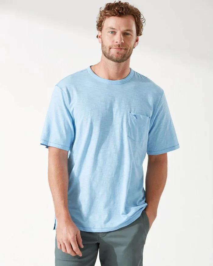 Bali Beach Short Sleeve Crew in Blue