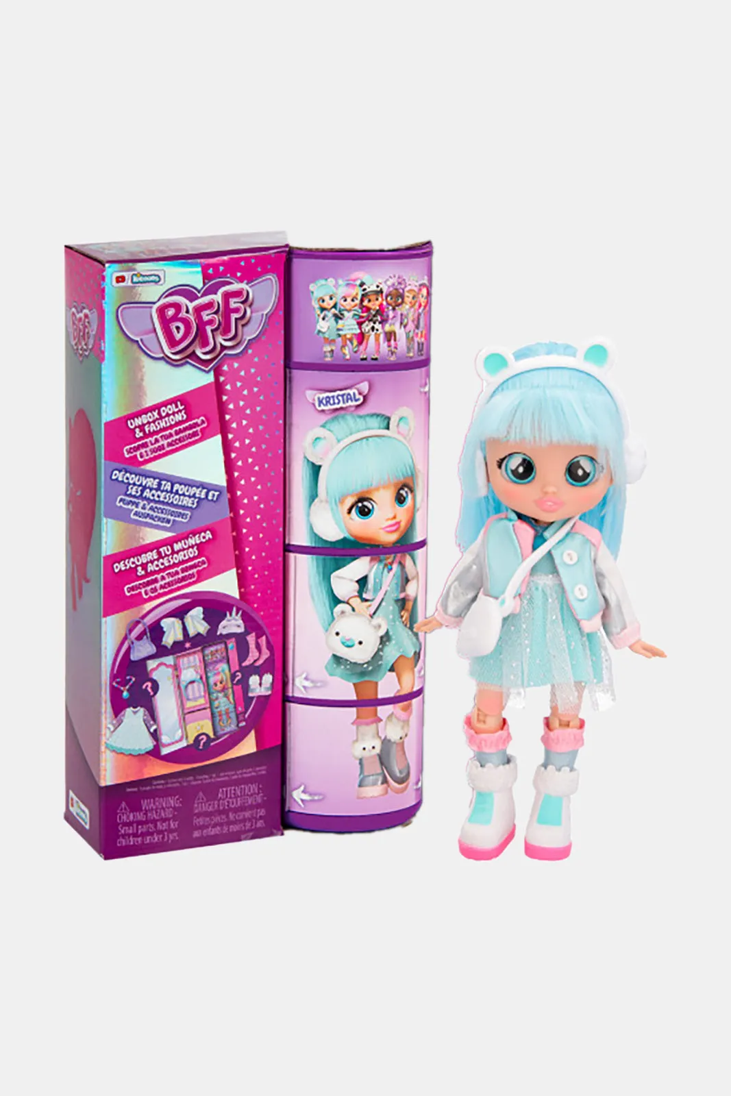 BFF Girls Blue Cry Babies Doll Kristal