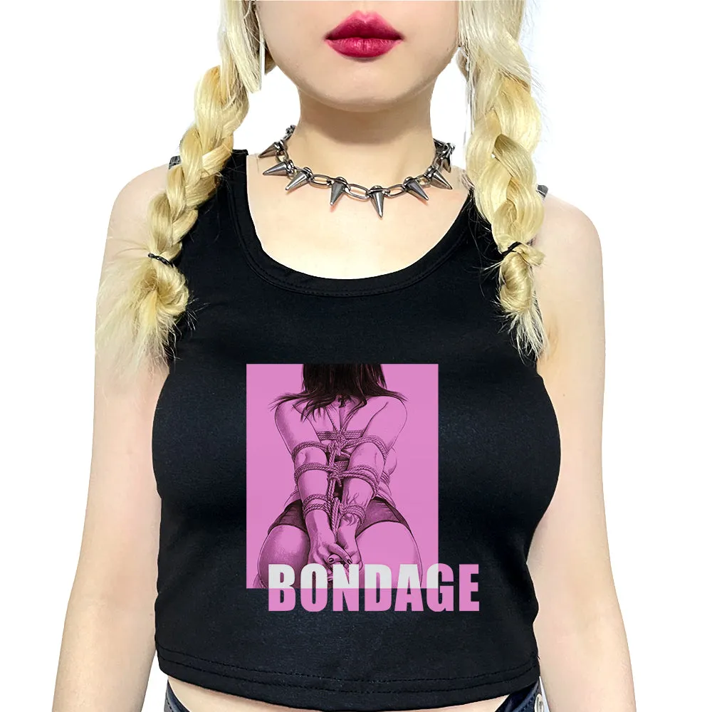 Bondage Slave Slim Fit Crop Top