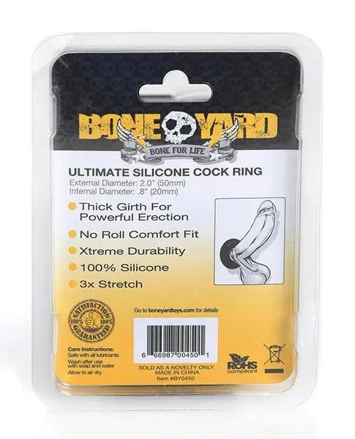 Boneyard Ultimate Silicone Cock Ring