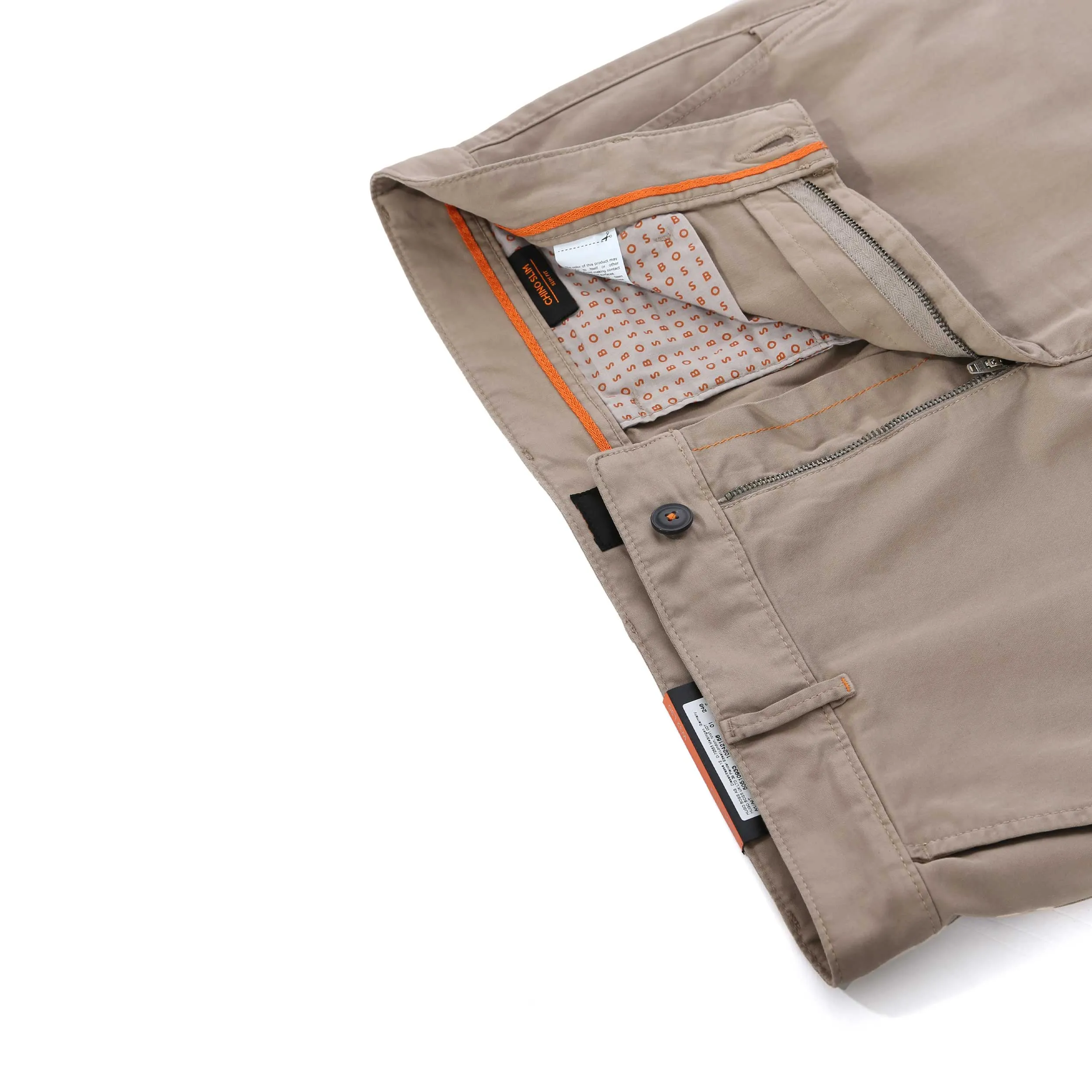 BOSS Chino Slim Chino in Open Brown