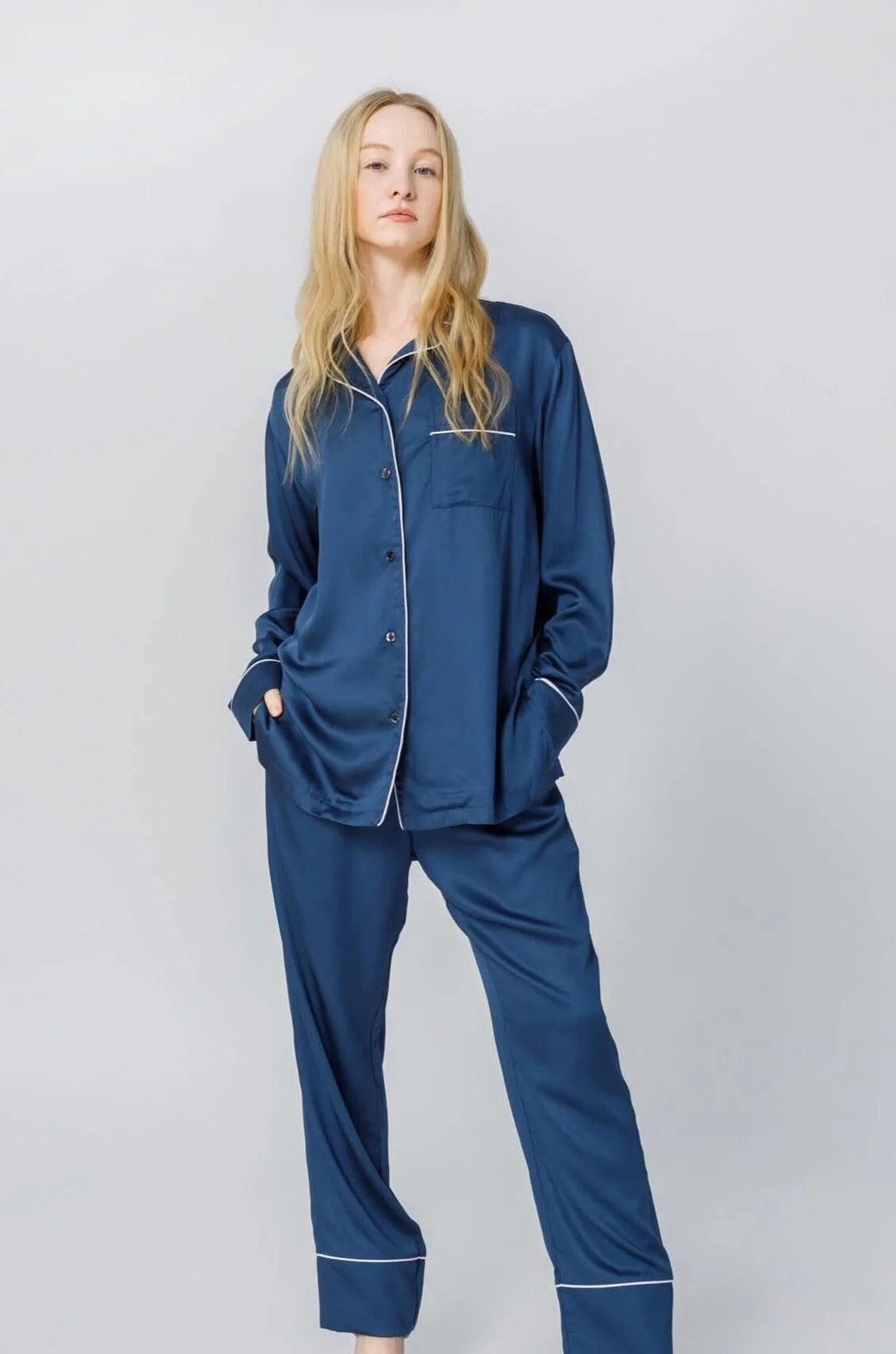 Comfort  Pajama Set Classic Blue