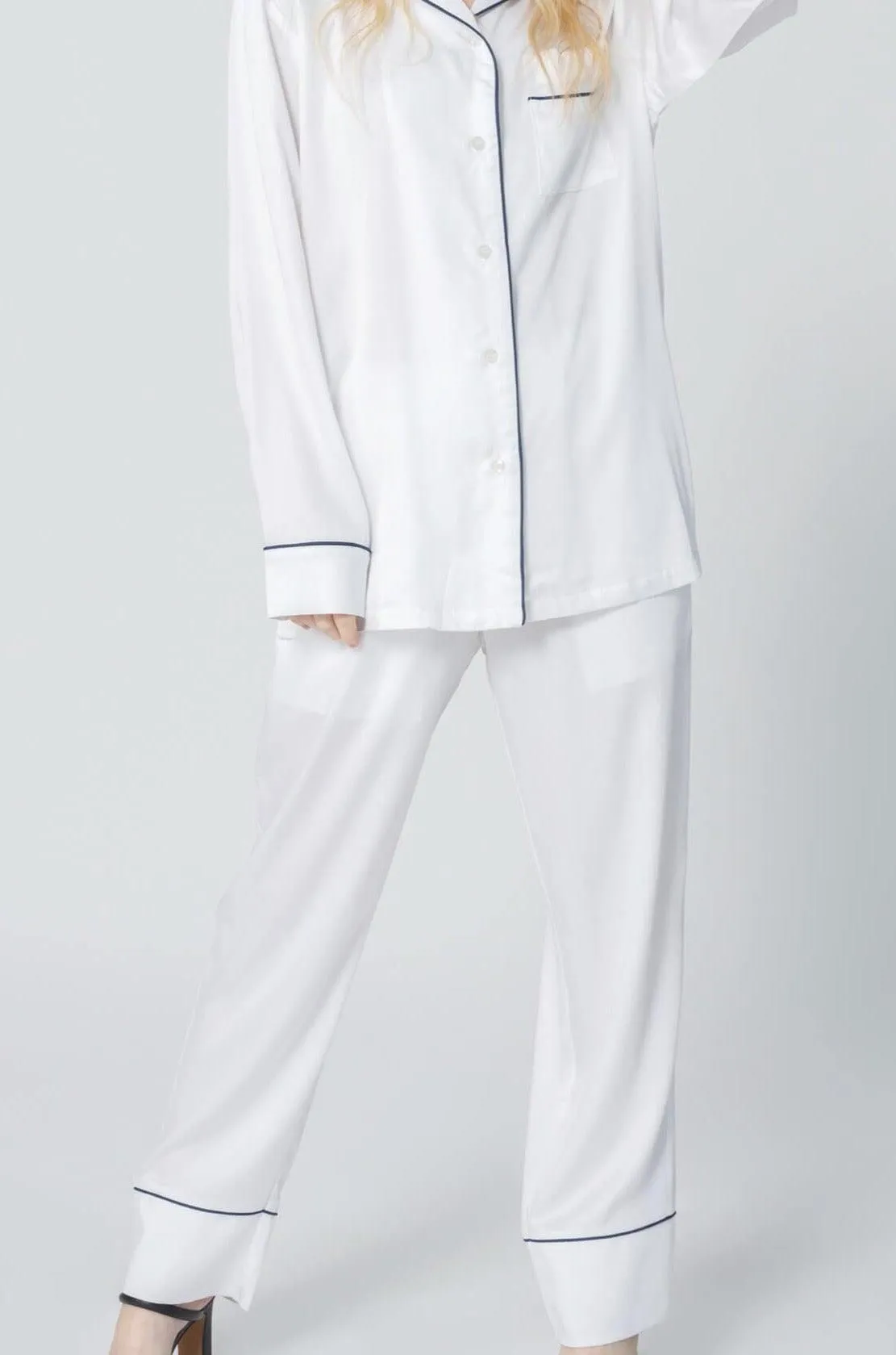 Comfort  Pajama Set White