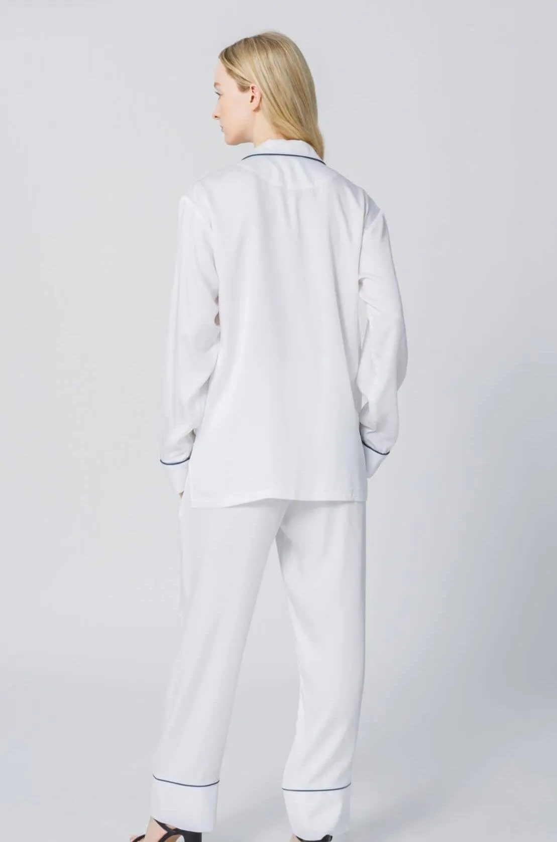 Comfort  Pajama Set White