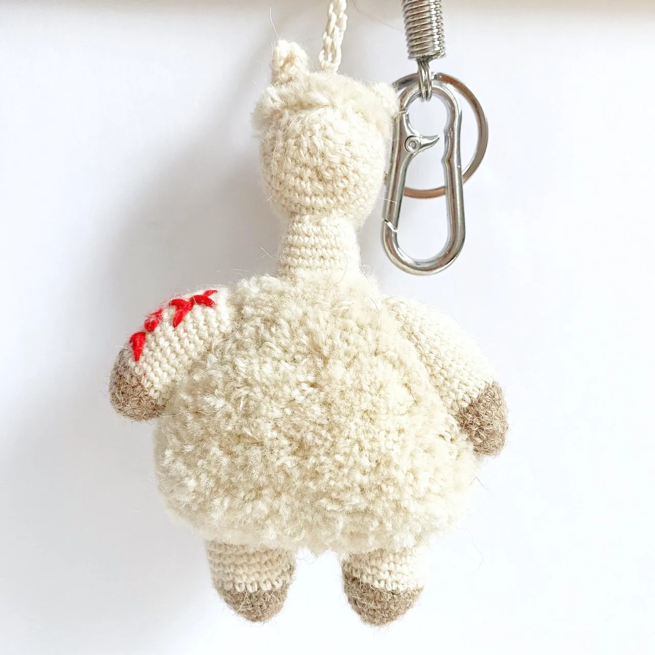 Crochet Alpaca Keychain & Bag Charm