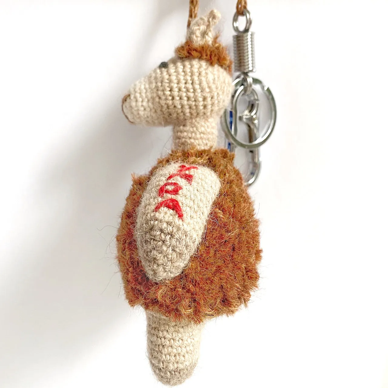 Crochet Alpaca Keychain & Bag Charm