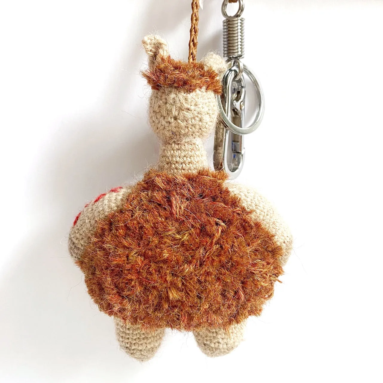 Crochet Alpaca Keychain & Bag Charm