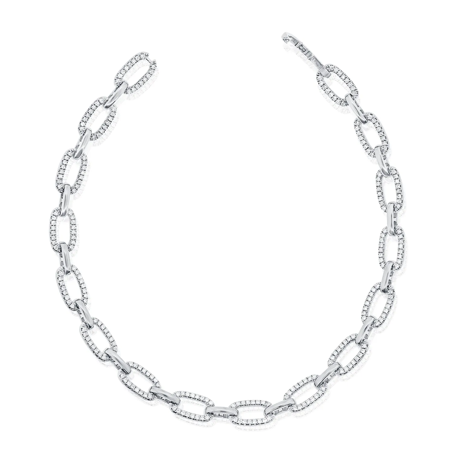 Diamond Chain Link Bracelet