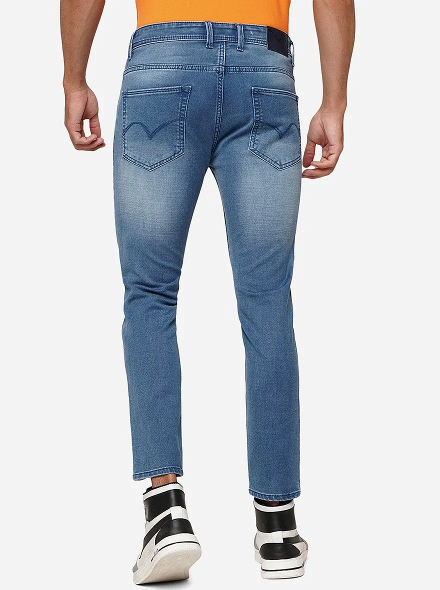 Dutch Blue Solid Rider Fit Jeans | JadeBlue