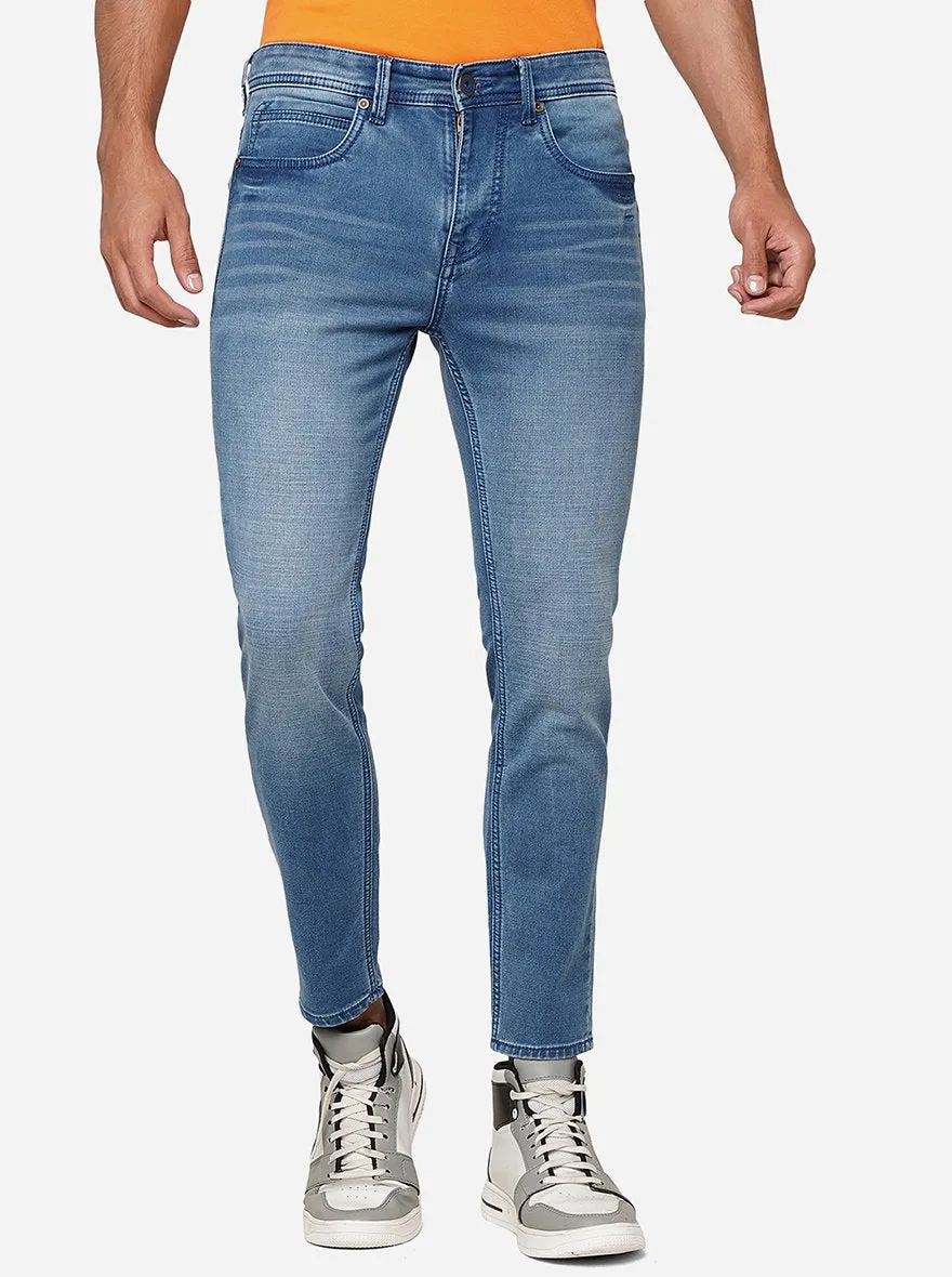 Dutch Blue Solid Rider Fit Jeans | JadeBlue