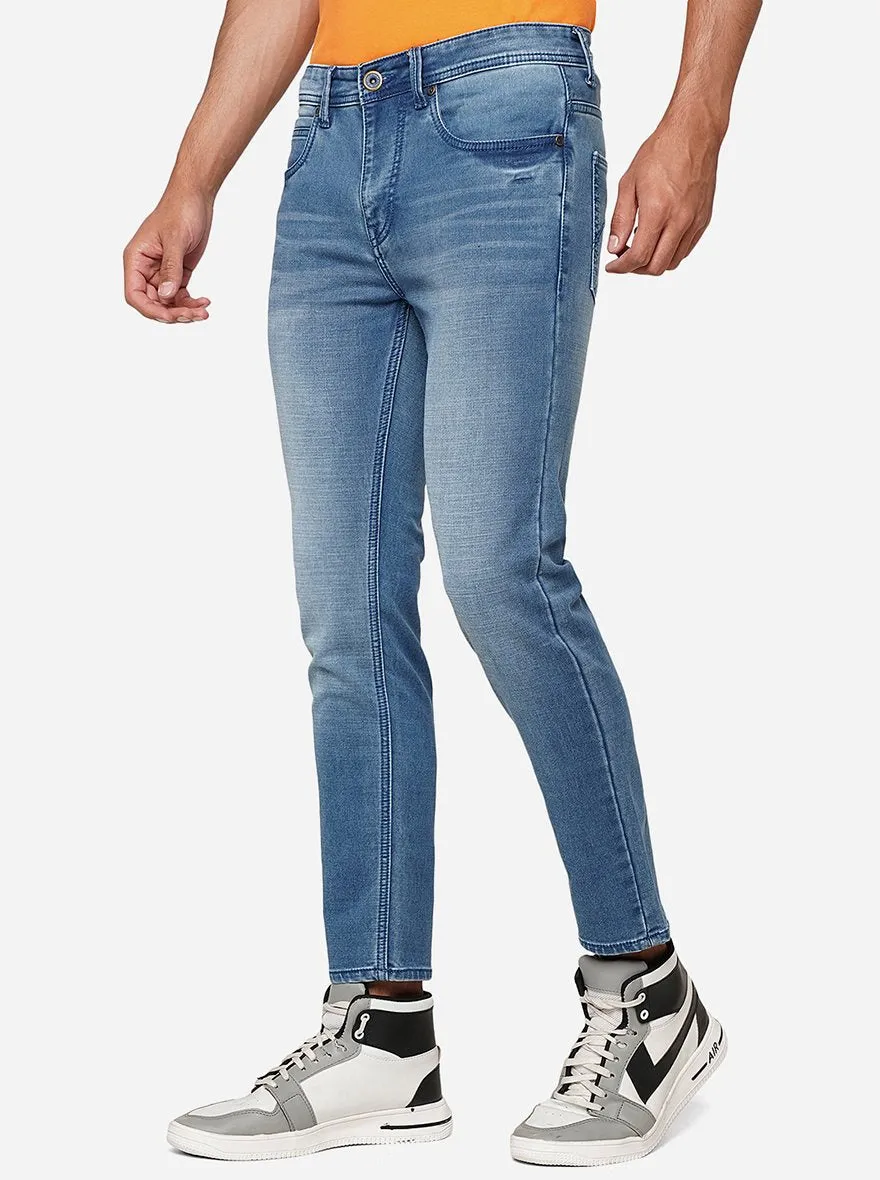 Dutch Blue Solid Rider Fit Jeans | JadeBlue