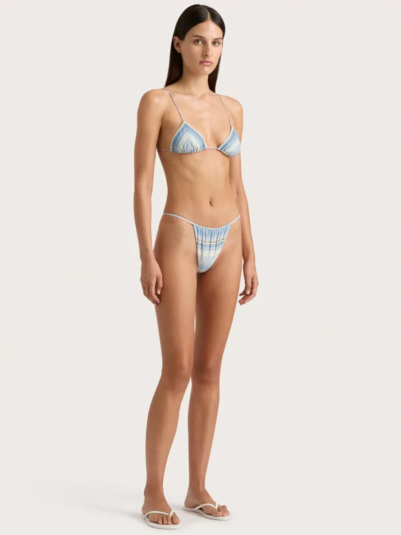 Elea String Bikini Top Futura Stripe