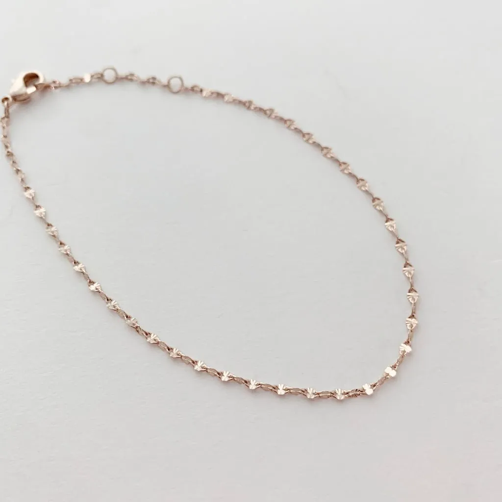 Esme Faceted Chain Bracelet