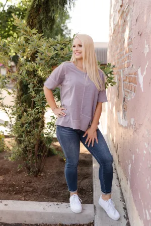 Fields of Violet Knit Tunic