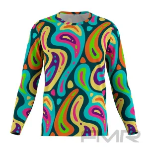 FMR Men's Polychromatic Long Sleeve Running Shirt