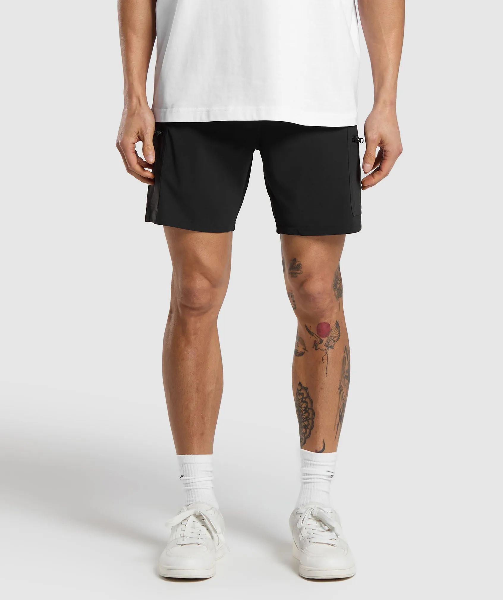 Gymshark Rest Day 6" Cargo Shorts - Black