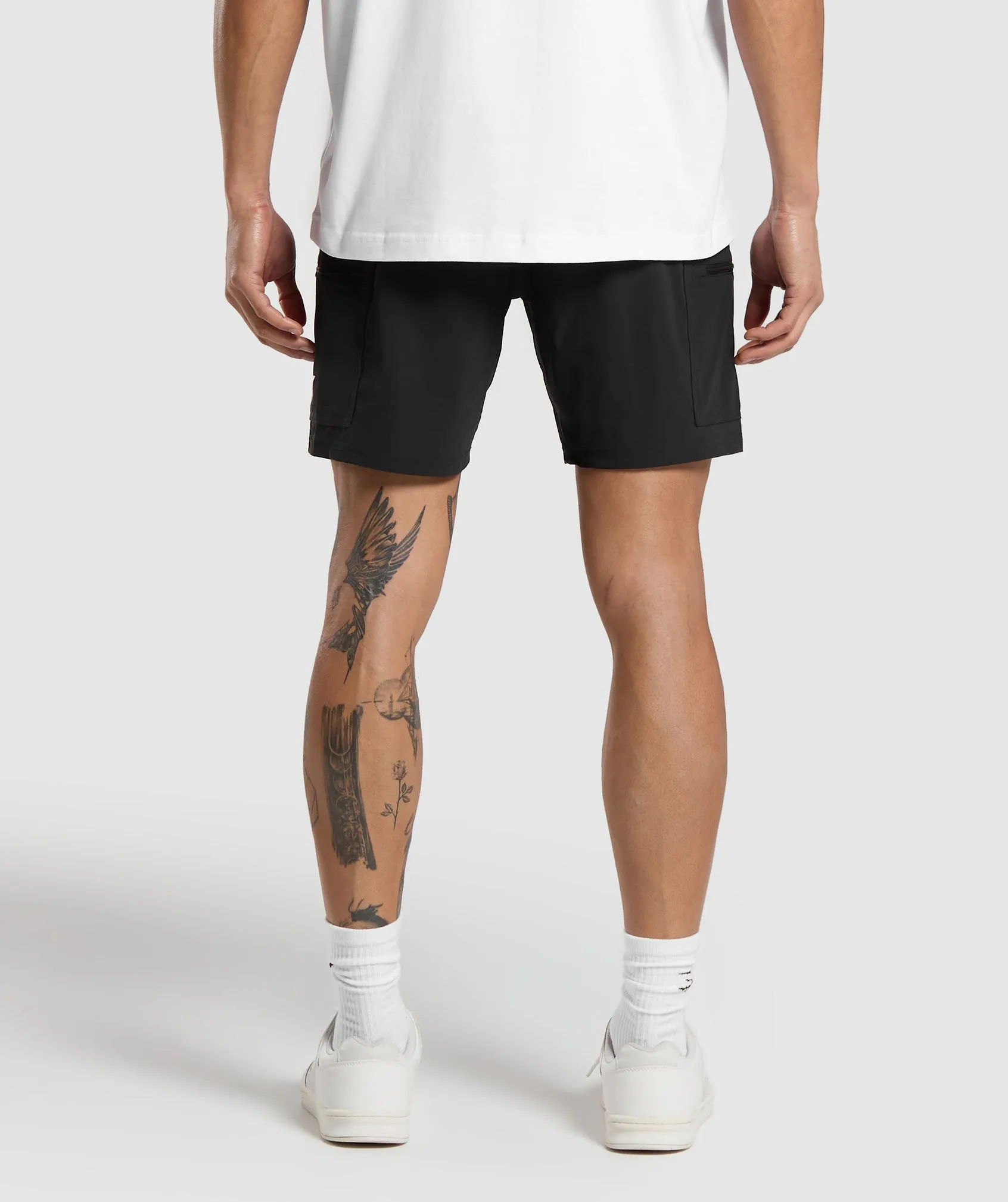 Gymshark Rest Day 6" Cargo Shorts - Black