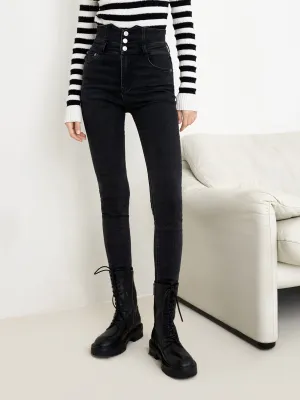 High Rise Slim Fit Jeans