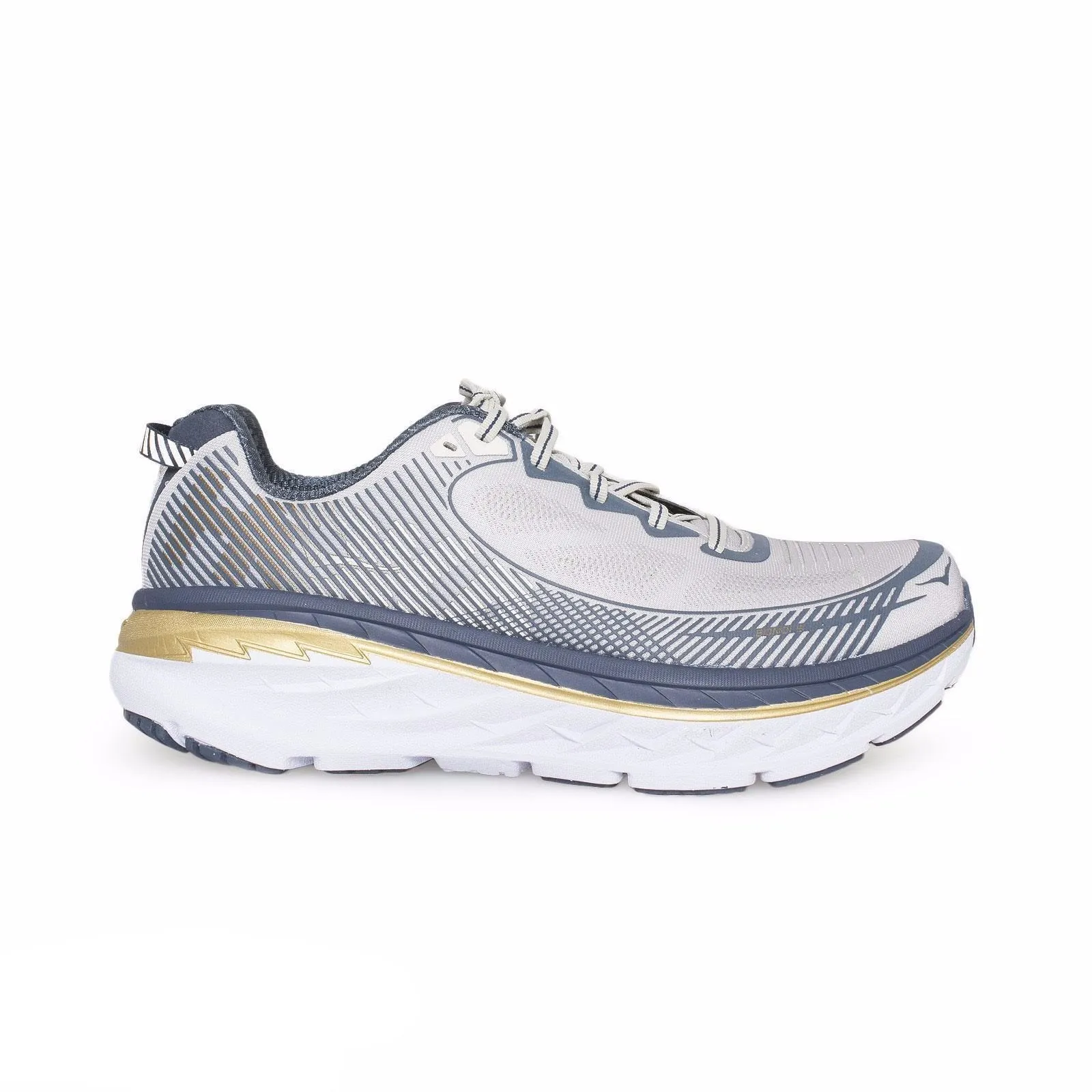 Hoka One One Bondi 5 Cool Gray / Midnight Navy Shoe