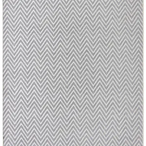 Irie Flatweave, Hand-Made Carpet, Silver