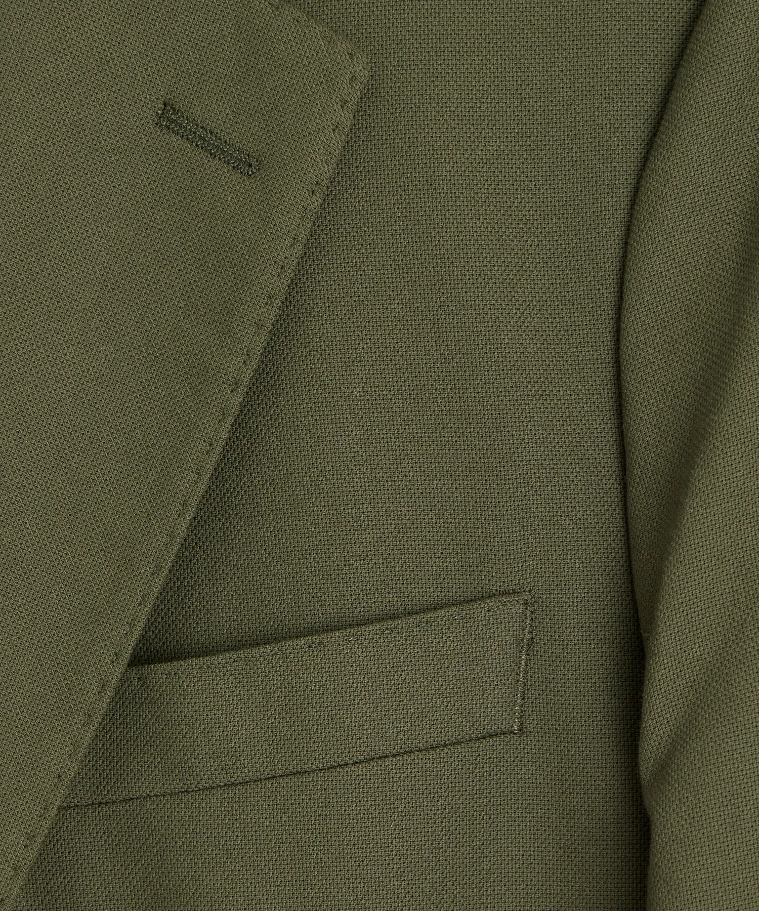 Italian Cotton Sutton Suit in Olive