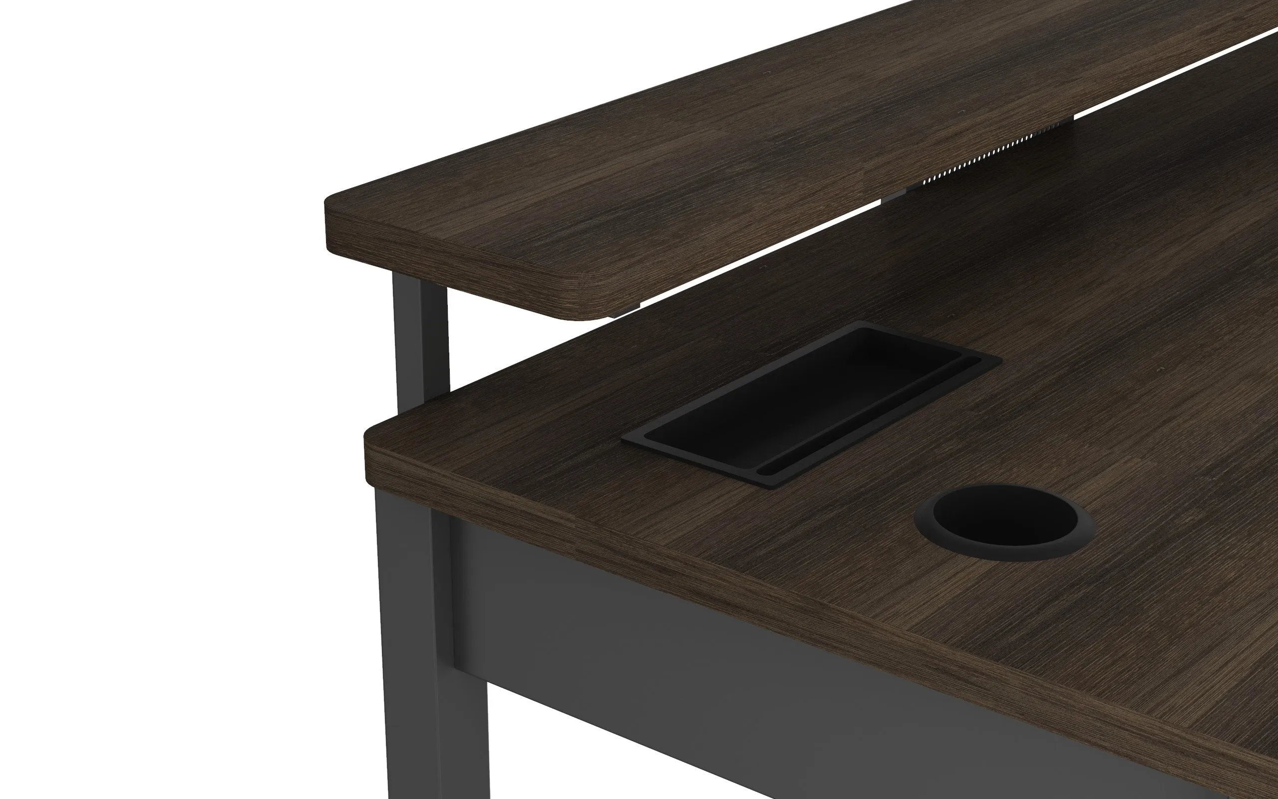 Jatemo Office Desk - Rustic Brown