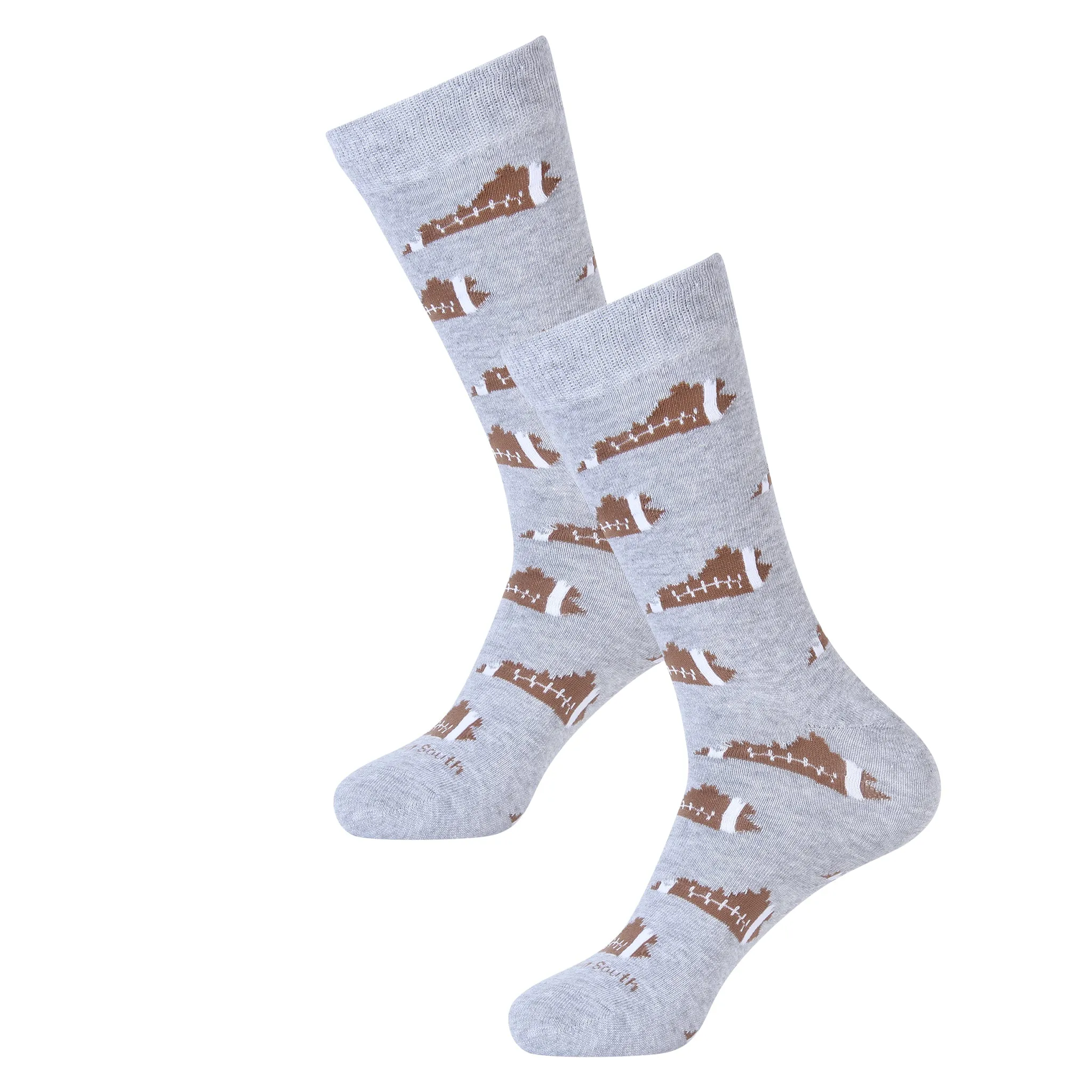 Kentucky Shape Football Socks