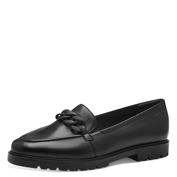 Leather Loafer - Black