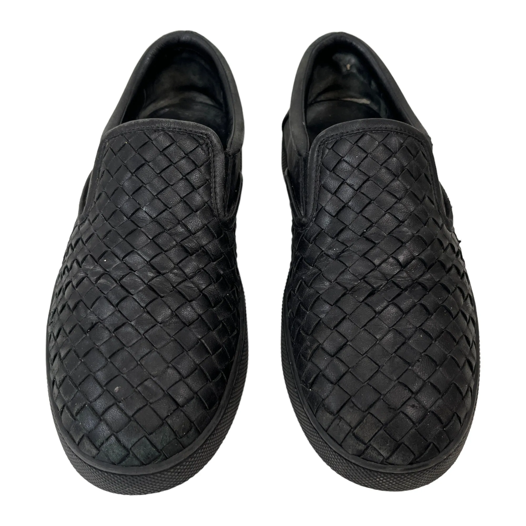 Men's Woven Low Trainers Black Size EU 43 / UK 9