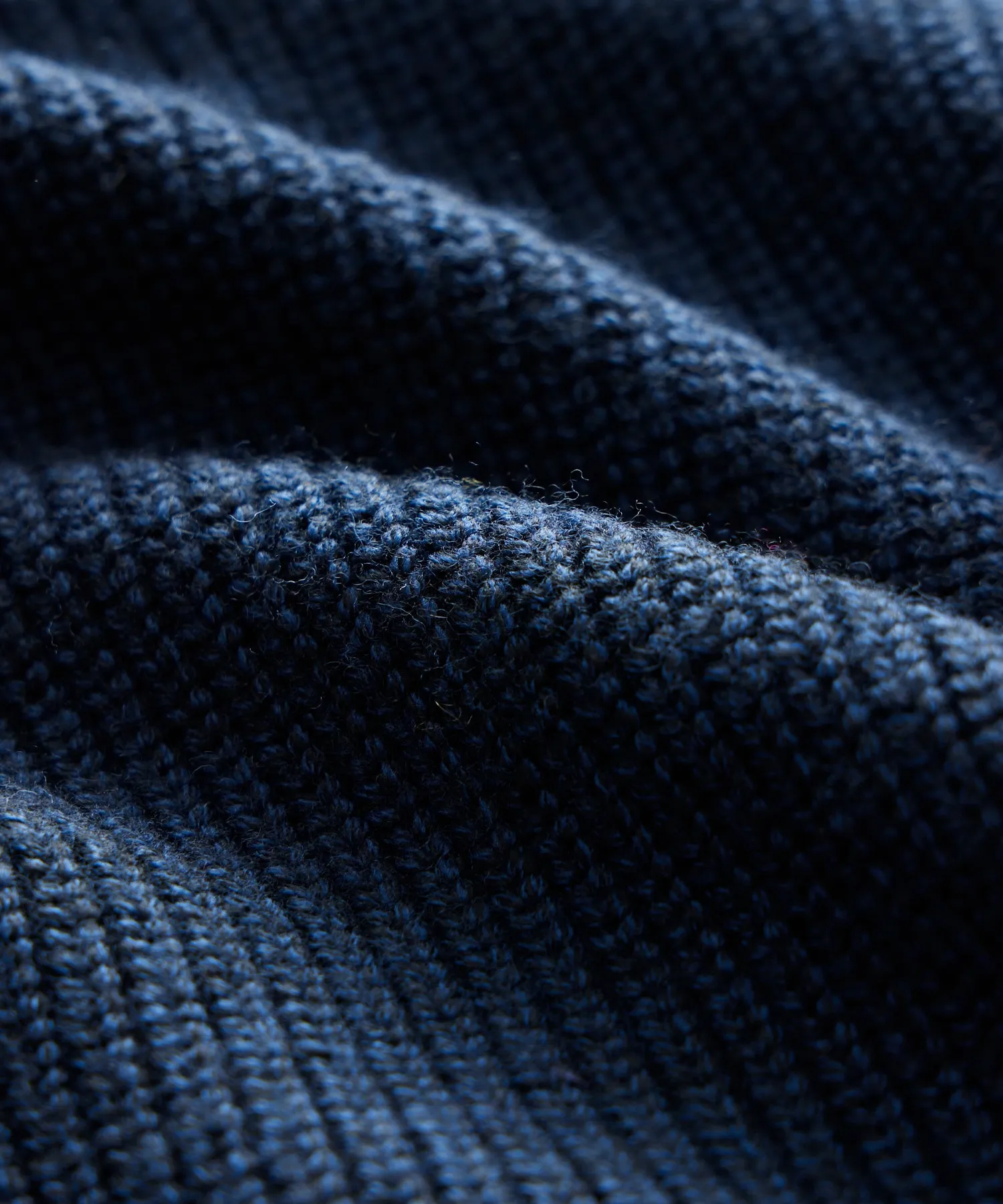 Merino Half-Zip Sweater in Navy