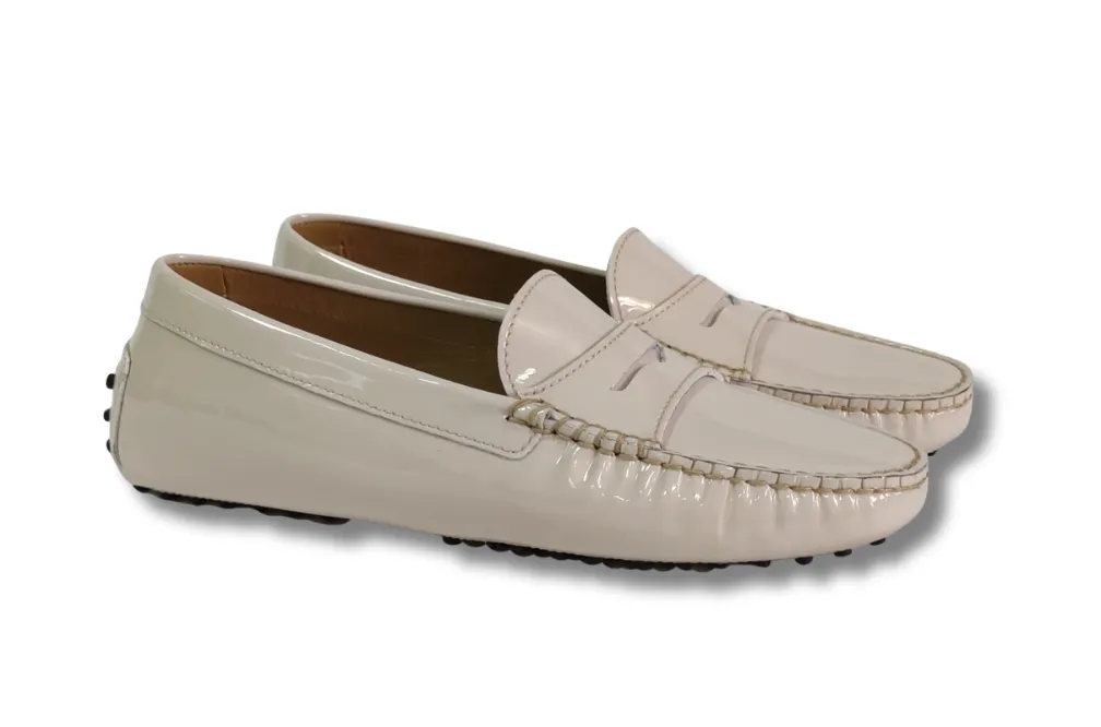 Moccasin Margherita Light Beige