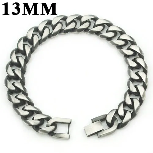 Moorvan Jewelry Men Bracelet Cuban links & chains Stainless Steel Bracelet for Bangle Male Accessory Wholesale B284