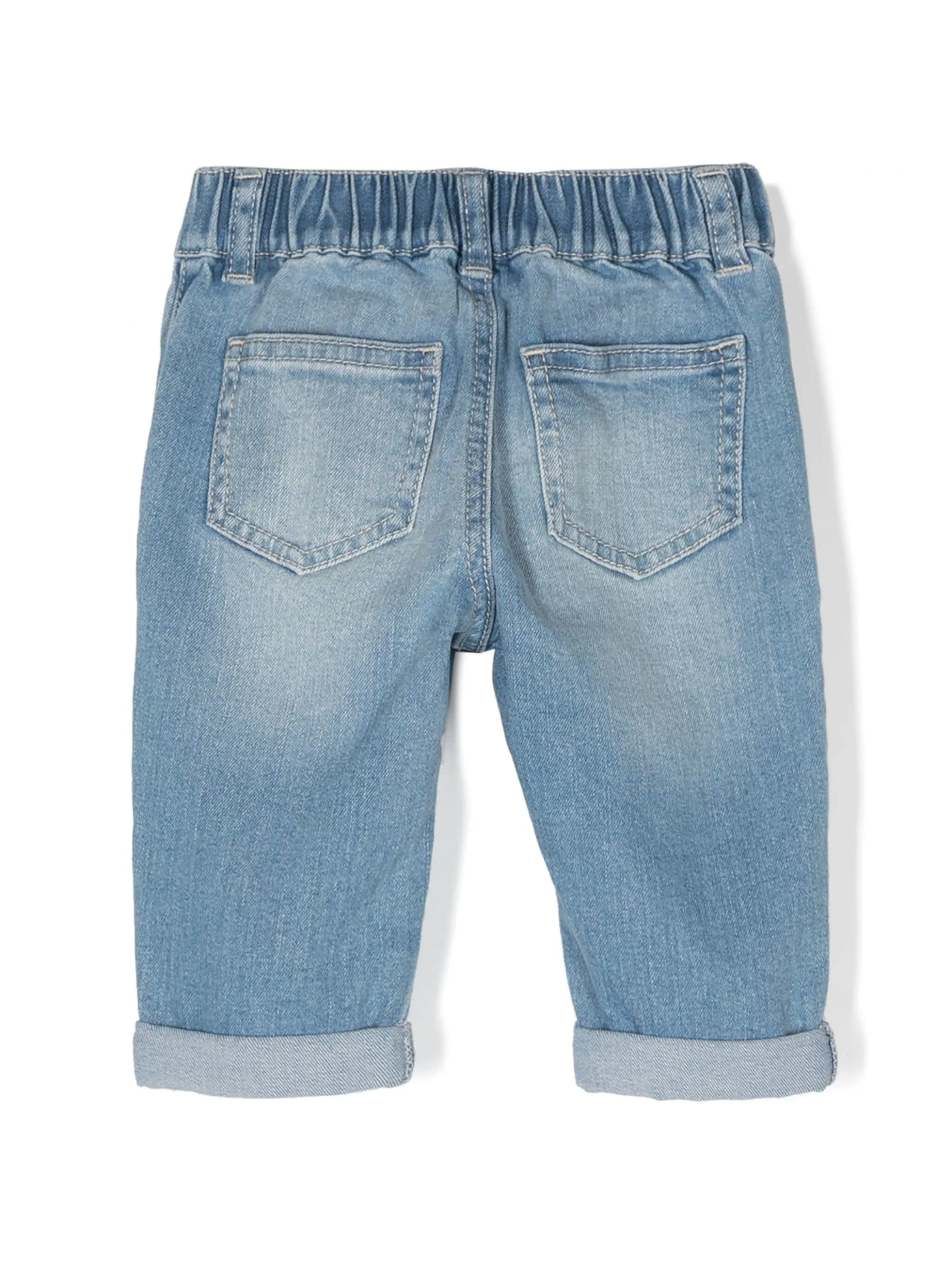 Moschino Kids Baby logo jeans