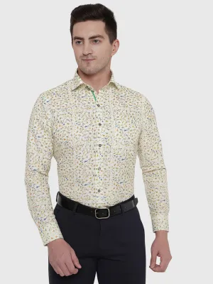 Multicolor Printed Slim Fit Party Wear Shirt | Greenfibre