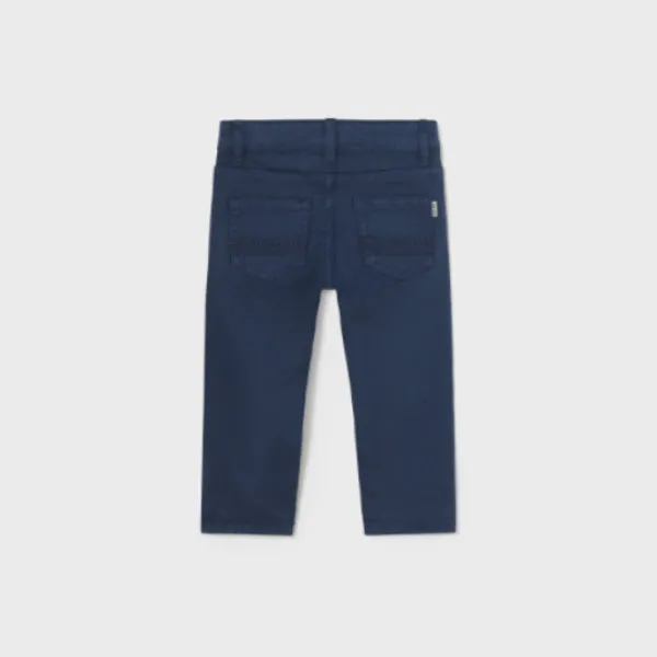 NAVY BLUE SLIM FIT TROUSER FOR BABY BOYS