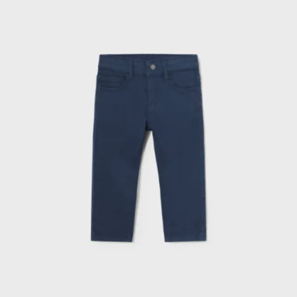 NAVY BLUE SLIM FIT TROUSER FOR BABY BOYS