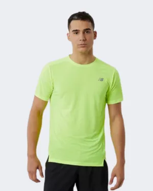 New Balance Accelerate Men Running T-Shirt Hi Lite Mt23222-Hil