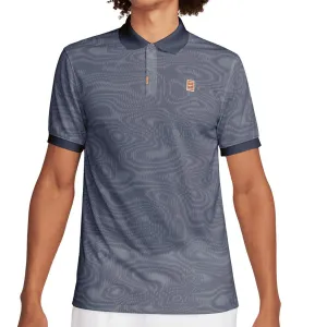 Nike Dri-Fit Heritage Slim-Fit Polo (Men's) - Thunder Blue/Ashen Slate