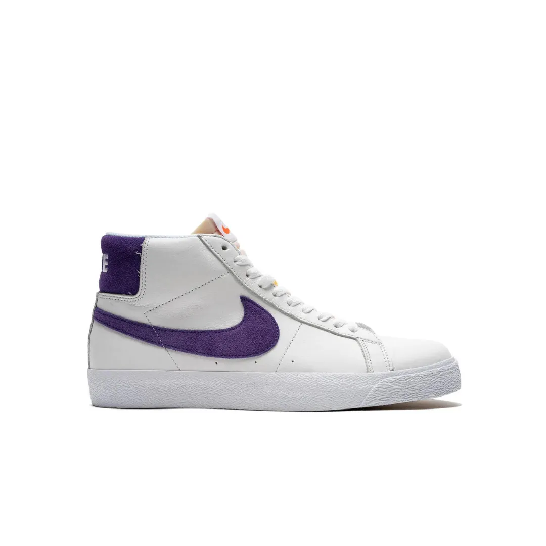 Nike SB Zoom Blazer Mid: White/Court Purple