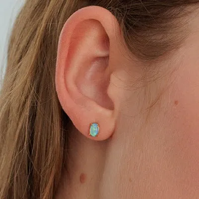 Opal Stud Earrings