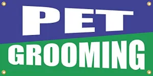 Pet Grooming 2ftx4ft Vinyl Retail Banner Sign